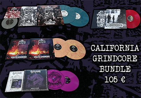 F.O.A.D. CALIFORNIA GRINDCORE BUNDLE (4 x diehard editions)